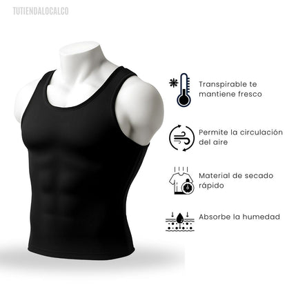 MAXFIT®  COMPRESSION |Camisilla de compresión, alinea tu postura, define tu pecho y abdomen al instante