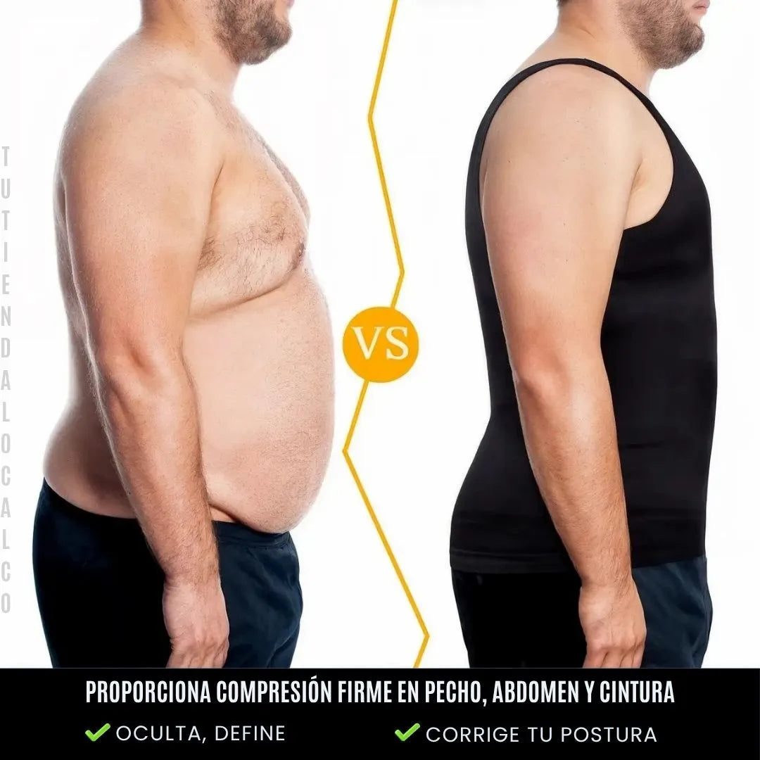 MAXFIT®  COMPRESSION |Camisilla de compresión, alinea tu postura, define tu pecho y abdomen al instante