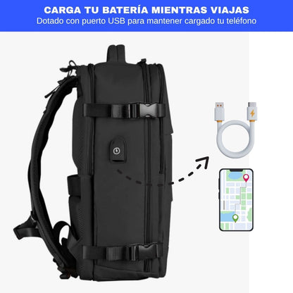 TRAVELAR® Viaja sin pagar equipaje extra — el bolso que cumple  todas las aerolíneas, organiza todo y no le teme a la lluvia.