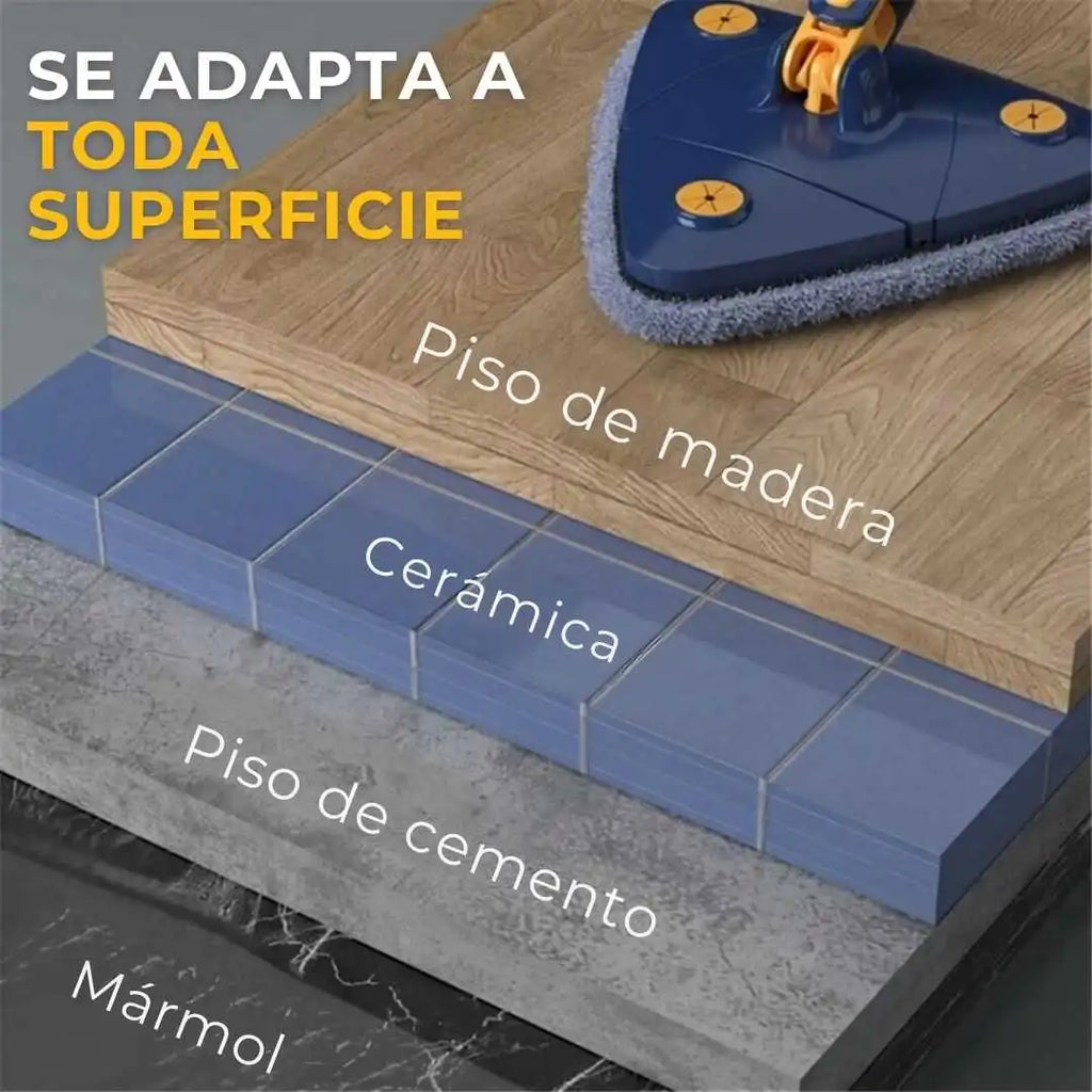 TRAPERO AUTO-EXPRIMIBLE 360°™ (ESQUINAS LIMPIAS)