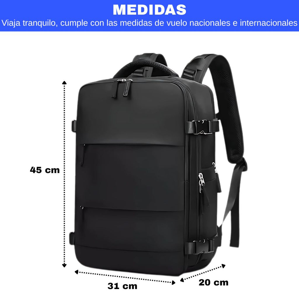 TRAVELAR® Viaja sin pagar equipaje extra — el bolso que cumple  todas las aerolíneas, organiza todo y no le teme a la lluvia.