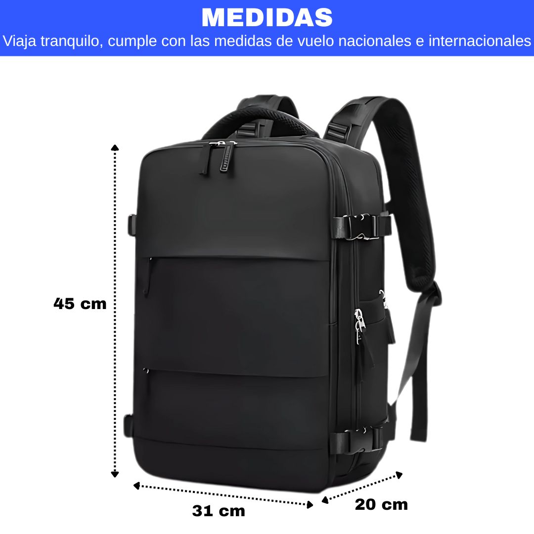 TRAVELAR® Viaja sin pagar equipaje extra — el bolso que cumple  todas las aerolíneas, organiza todo y no le teme a la lluvia.
