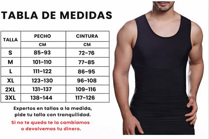 MAXFIT®  COMPRESSION |Camisilla de compresión, alinea tu postura, define tu pecho y abdomen al instante