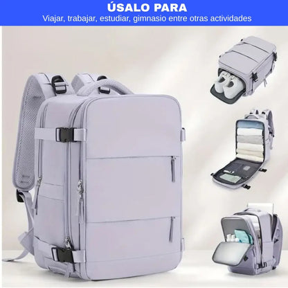 TRAVELAR® Viaja sin pagar equipaje extra — el bolso que cumple  todas las aerolíneas, organiza todo y no le teme a la lluvia.
