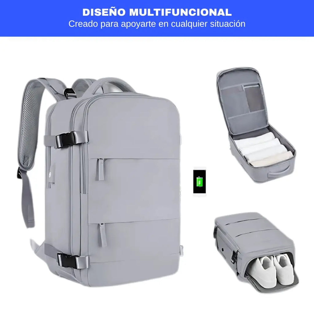 TRAVELAR® Viaja sin pagar equipaje extra — el bolso que cumple  todas las aerolíneas, organiza todo y no le teme a la lluvia.