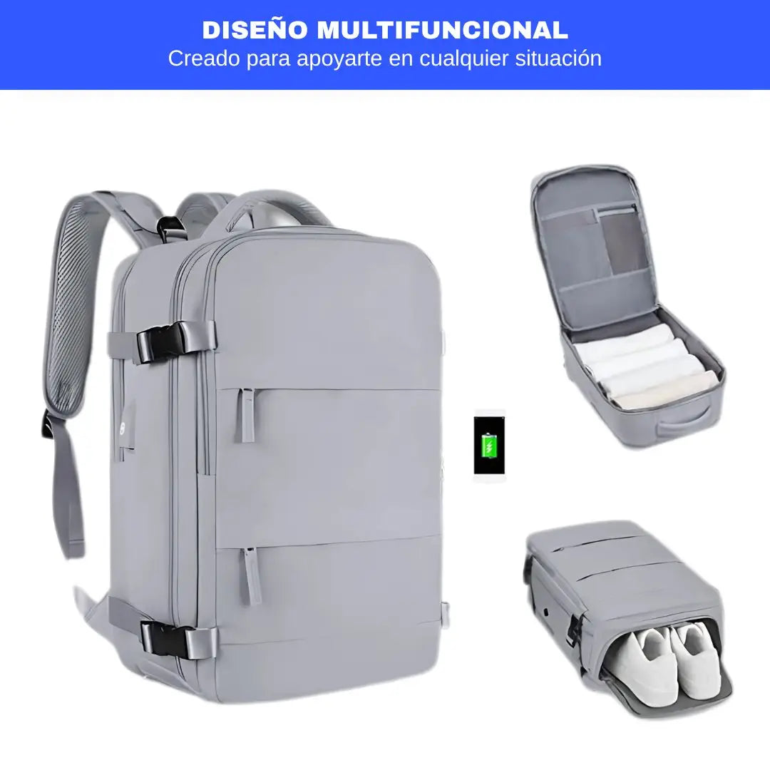TRAVELAR® Viaja sin pagar equipaje extra — el bolso que cumple  todas las aerolíneas, organiza todo y no le teme a la lluvia.