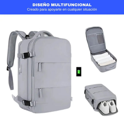 TRAVELAR® Viaja sin pagar equipaje extra — el bolso que cumple  todas las aerolíneas, organiza todo y no le teme a la lluvia.