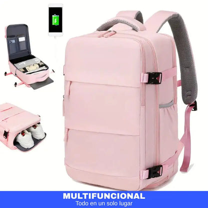 TRAVELAR® Viaja sin pagar equipaje extra — el bolso que cumple  todas las aerolíneas, organiza todo y no le teme a la lluvia.